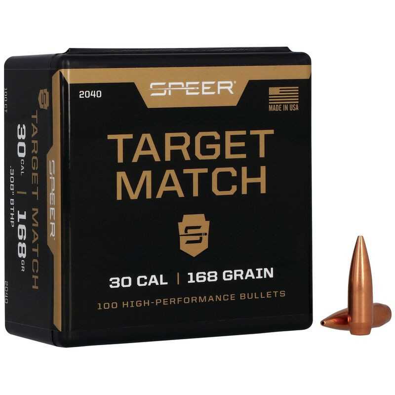 Puntas de bala SPEER Target Match - .308" - 168 grains⋆Armería Calatayud