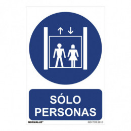 CARTEL "SOLO PERSONAS" (PVC...