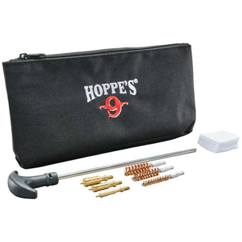 Kit de limpieza HOPPE'S para pistola - calibres .22 / 9mm. / .40⋆Armería Calatayud