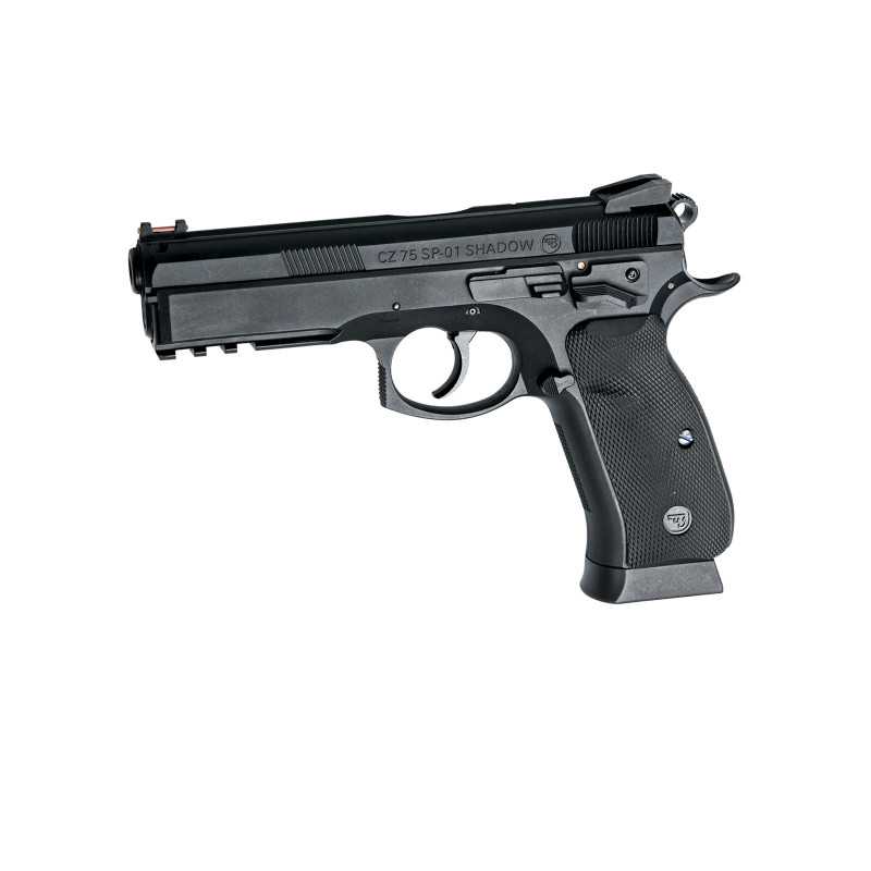 Pistola CZ SP-01 SHADOW -No Blow-Black 4,5 mm Co2 Bbs Acero⋆Armería Calatayud