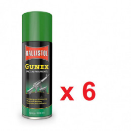 Aceite para armas Gunex 200 ml de Ballistol en caja de 6 uds.⋆Armería Calatayud