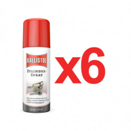 Spray cerámico lubricante para cerraduras Ballistol 50 ml en caja de 6 uds.⋆Armería Calatayud