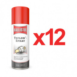 Spray Teflon Ballistol - 200 ml en caja de 12 uds.⋆Armería Calatayud