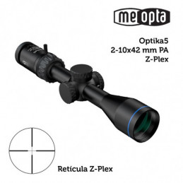 Meopta - Visor MeoPro Optika5 - 2-10x42 PA - Retícula Z-Plex⋆Armería Calatayud