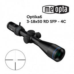 Meopta - Visor MeoPro Optika6 - 3-18x50 SFP - RD 4C⋆Armería Calatayud