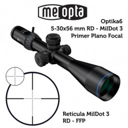 Meopta - Visor Meopro Optika6 - 5-30x56 FFP - RD MilDot 3⋆Armería Calatayud
