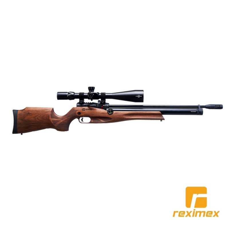 Carabina PCP Reximex Daystar Madera calibre 4,50 mm. 24 julios.⋆Armería Calatayud