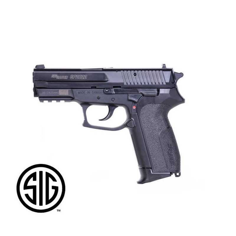 Pistola Sig Sauer SP2022 H.P.A. Negra - 6 mm muelle⋆Armería Calatayud