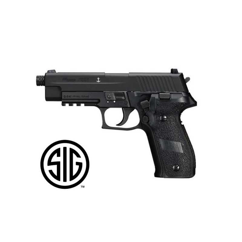 Pistola Sig Sauer P226 Black CO2 - 4,5 mm Balines - Bbs Acero - Blowback⋆Armería Calatayud