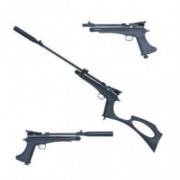 Kit Pistola y Carabina Artemis-Zasdar CP2 Co2  multi-tiro  cal. 4,5 mm Balines⋆Armería Calatayud