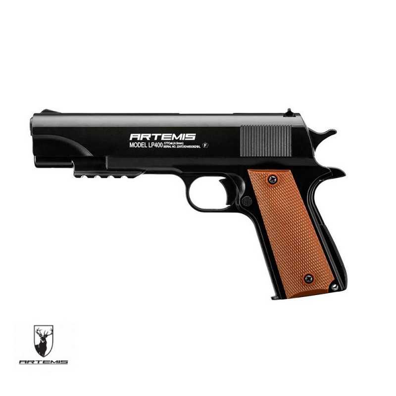Pistola Bombeo Artemis-Zasdar LP400  cal. 4,5 mm Balines⋆Armería Calatayud