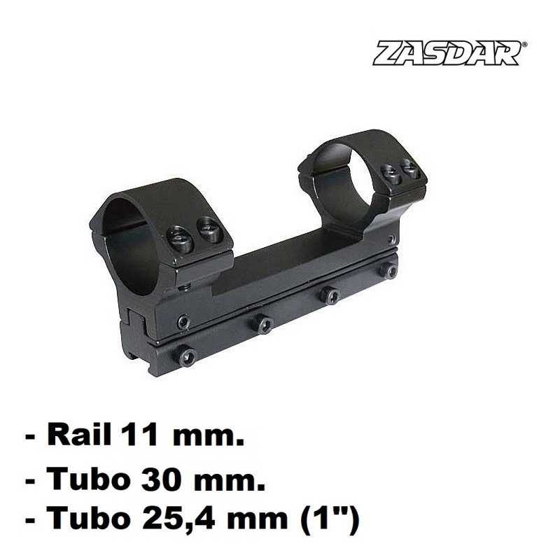 Monturas Zasdar MonoBlock Ø25 - Ø30 mm Rail 11mm Dovetail- Regulable.⋆Armería Calatayud