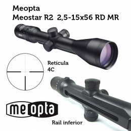 Meopta - Visor Meostar R2 MR - 2,5-15x56 - RD 4C***⋆Armería Calatayud