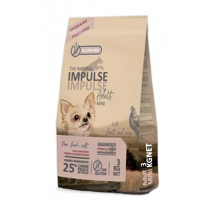 The Natural Impulse Dog Mini 3 kg⋆Armería Calatayud