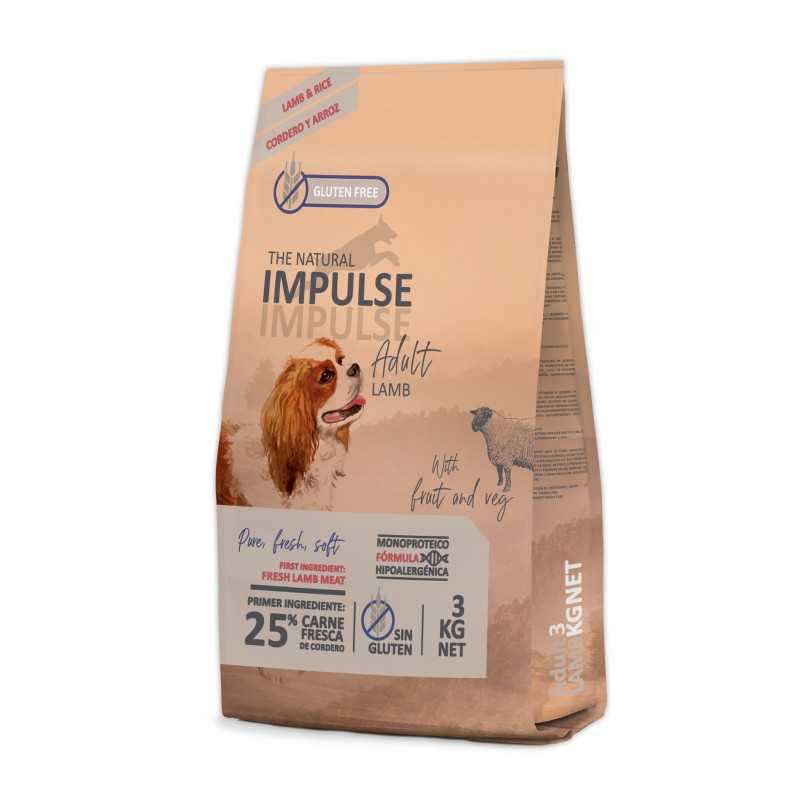 The natural Impulse Dog Lamb 3 kg⋆Armería Calatayud