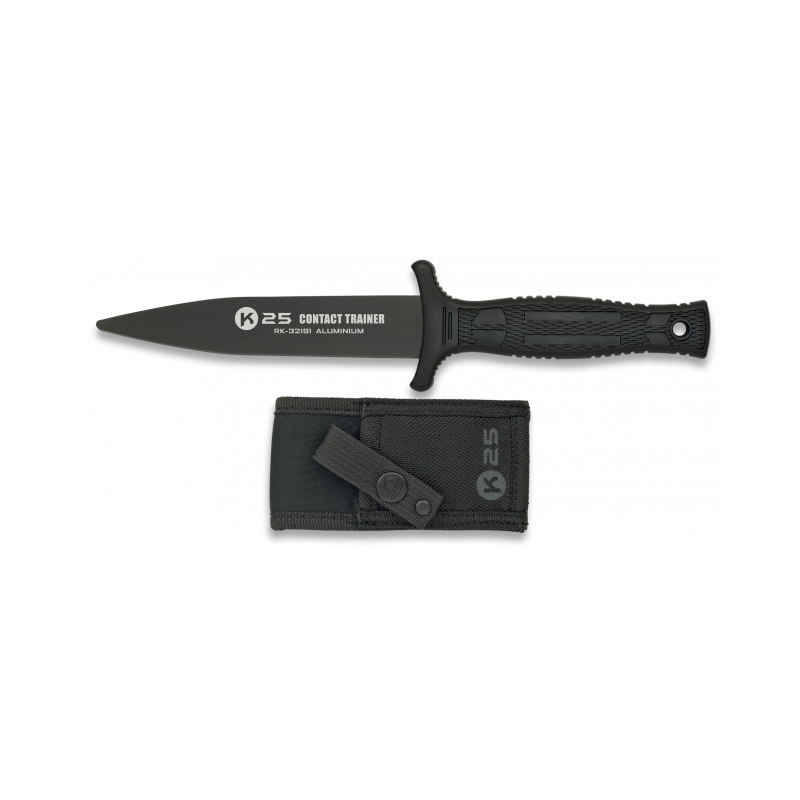 cuchillo K25 entrenamiento negro.12.5 cm⋆Armería Calatayud