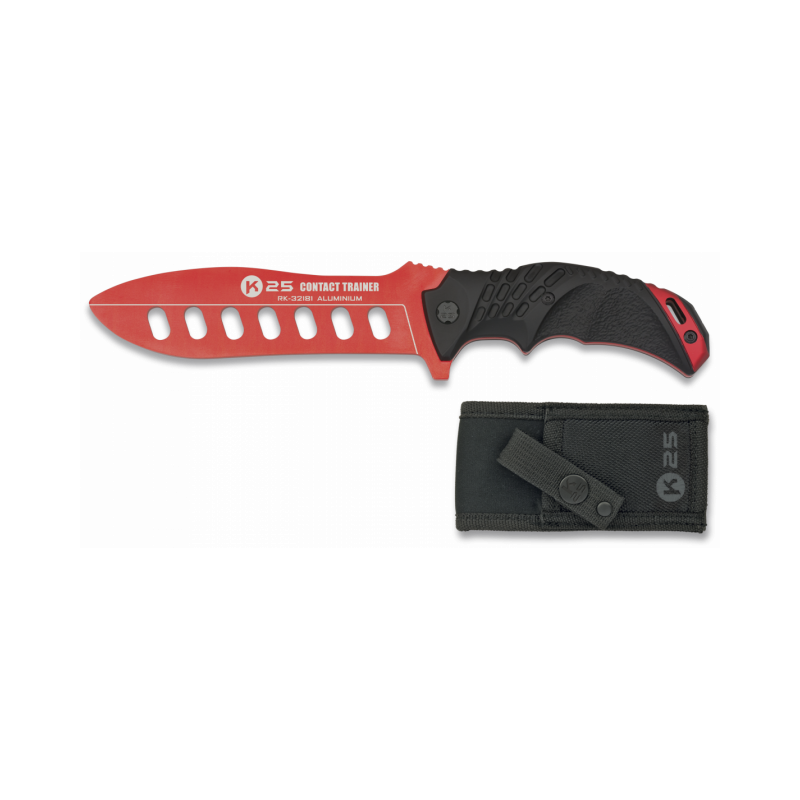 cuchillo k25 contact trainer rojo h alum⋆Armería Calatayud