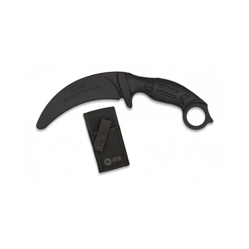 Cuchillo Entrenamiento K25 Negro. H:10.2⋆Armería Calatayud