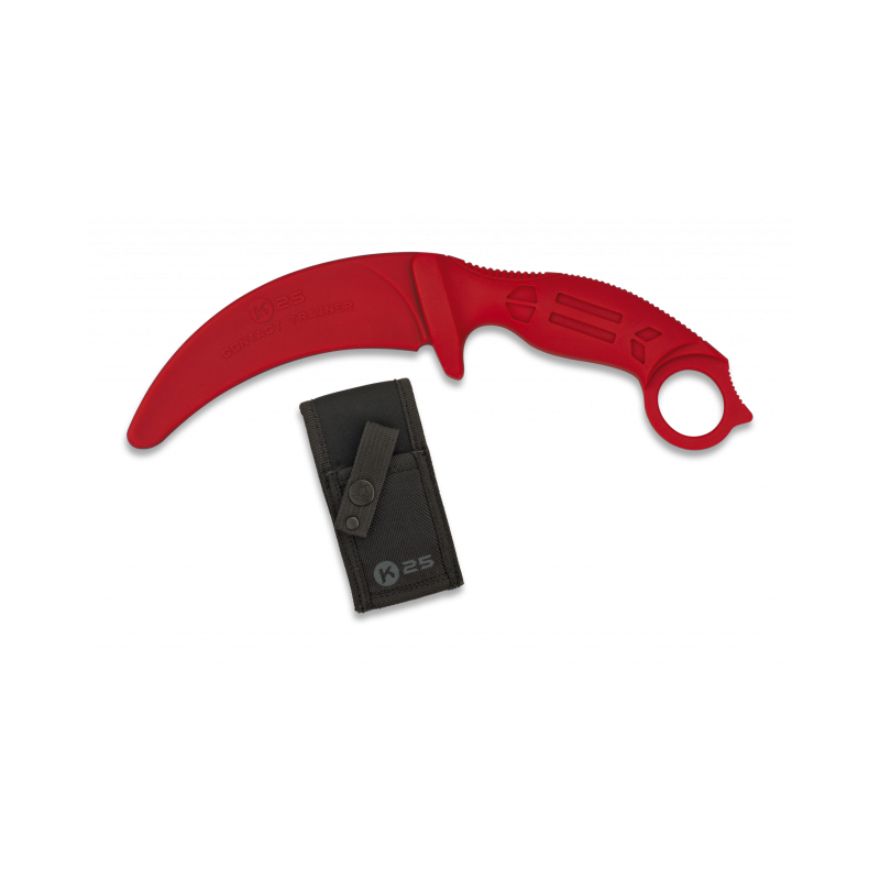 Cuchillo Entrenamiento K25 Rojo. H: 10.2⋆Armería Calatayud