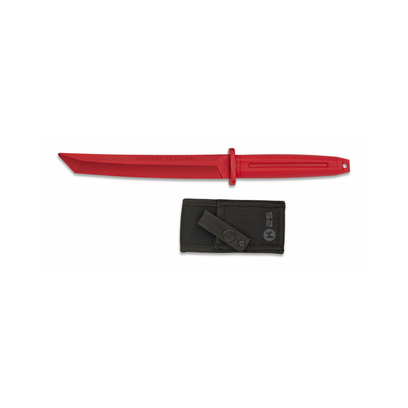 Cuchillo K25 Entrenamiento rojo. H: 19.3⋆Armería Calatayud