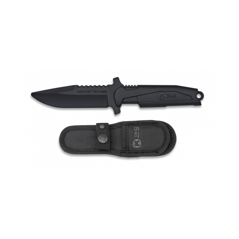 cuchillo entrenamiento K25 negro.⋆Armería Calatayud
