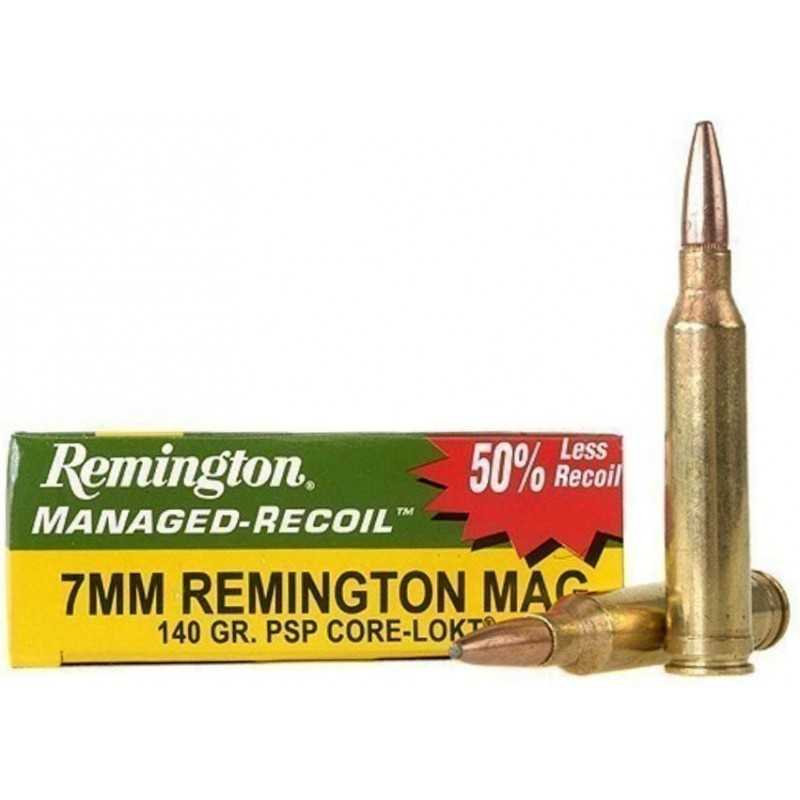 REMINGTON MANAGED RECOIL 7mm. Rem. Mag. 140GR PSP⋆Armería Calatayud