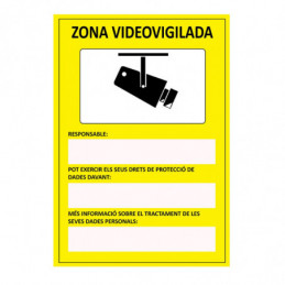 SEÑAL ZONA VIDEOVIGILADA...