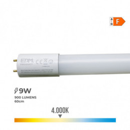 TUBO LED T8 9W 900lm 4000K LUZ DIA (EQ.18W) 2,6x60cm EDM⋆Armería Calatayud
