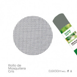 ROLLO DE MOSQUITERA COLOR GRIS 0,60x30m⋆Armería Calatayud