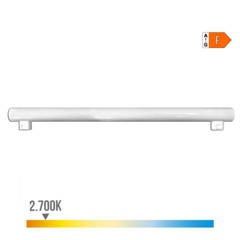 LINESTRA LED 2 CASQUILLOS S14S 9W 700lm 2700K LUZ CALIDA 3x50cm EDM⋆Armería Calatayud