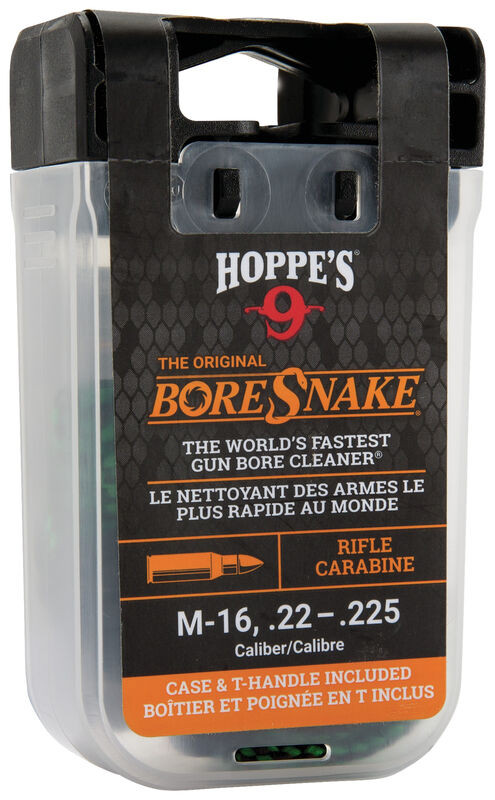 Baqueta textil BORESNAKE DEN rifle - calibre .22-.223/5.56mm.