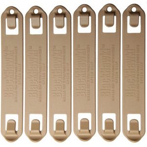 Clips rápidos BLACKHAWK! S.T.R.I.K.E. o PALS/MOLLE coyote (6 ud.) - 5"