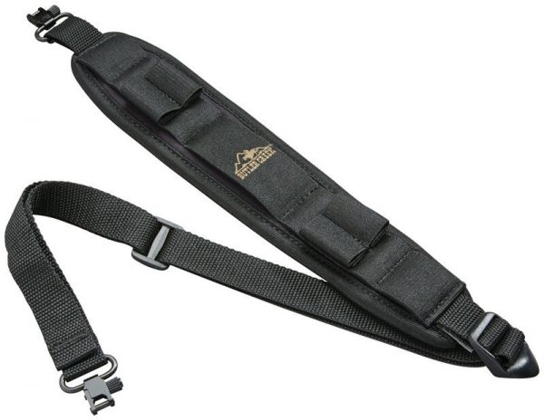 Correa Butler Creek Comfort Stretch Alaskan Magnum con anillas portafusil - negra