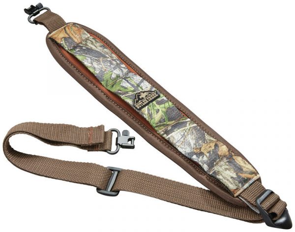 Correa Butler Creek Comfort Stretch con anillas portafusil - camo Mossy Oak