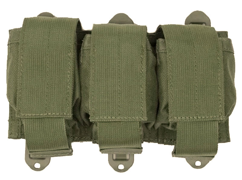 Funda porta granadas fragmentación BLACKHAWK! S.T.R.I.K.E. triple - verde