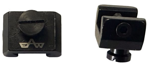 Juego de pies APEL acero 365 para Blaser / Weaver - carril clásico BH4.5