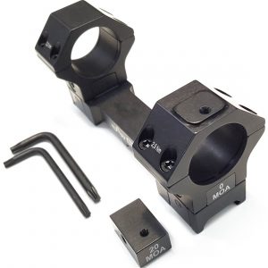 Montura APEL Táctica Black-line 20 MOA para Picatinny - 34mm. altas BH23