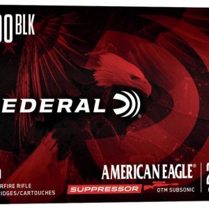 Munición metálica FEDERAL American Eagle - 300 AAC Blk - 220 grains - OTM