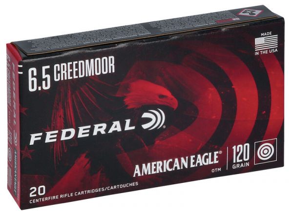 Municion metalica FEDERAL American Eagle - 6.5 Creedmoor - 120 grains - OTM