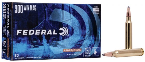 Municion metalica FEDERAL Power-Shok - 300 Win. Mag. - 150 grains - SP