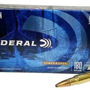 Munición metálica FEDERAL Power-Shok - 308 Win. - 180 grains - SP