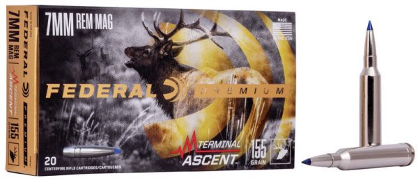Municion metalica FEDERAL Terminal Ascent - 7mm. Rem. Mag. - 155 grains