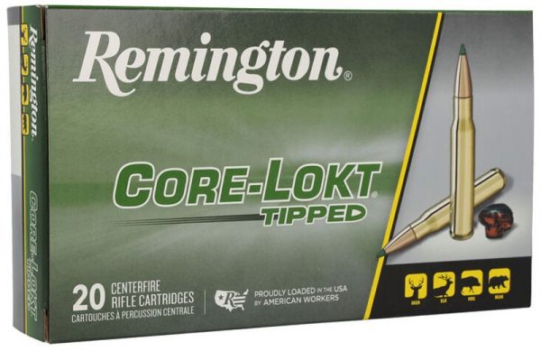 Munición metálica REMINGTON Core-Lokt Tipped - 308 Win. - 165 grains