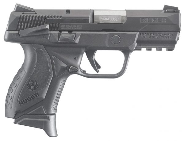 Pistola RUGER American Compact 3.55” con seguro manual - 9mm.