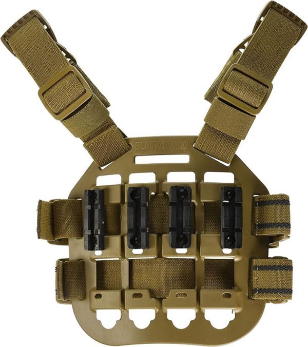 Plataforma modular BLACKHAWK! S.T.R.I.K.E. CQC para muslo - coyote