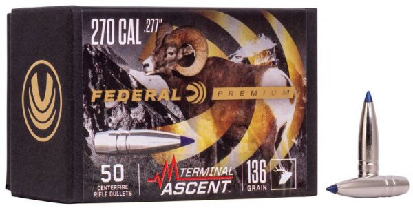 Puntas de bala FEDERAL Terminal Ascent - .277" - 136 grains