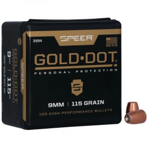 Puntas de bala SPEER Gold Dot HP - .355" - 115 grains