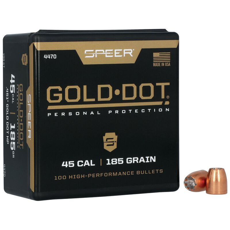Puntas de bala SPEER Gold Dot HP - .451" - 185 grains