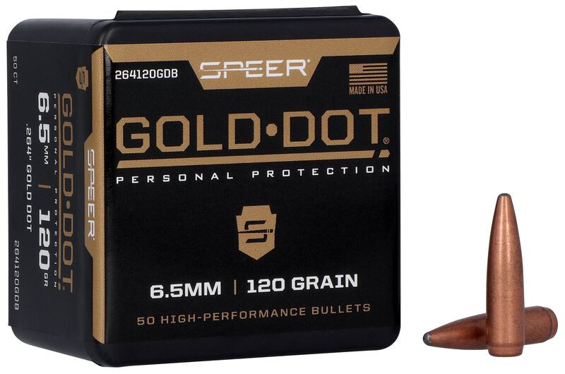 Puntas de bala SPEER Gold Dot SP - .264" - 120 grains