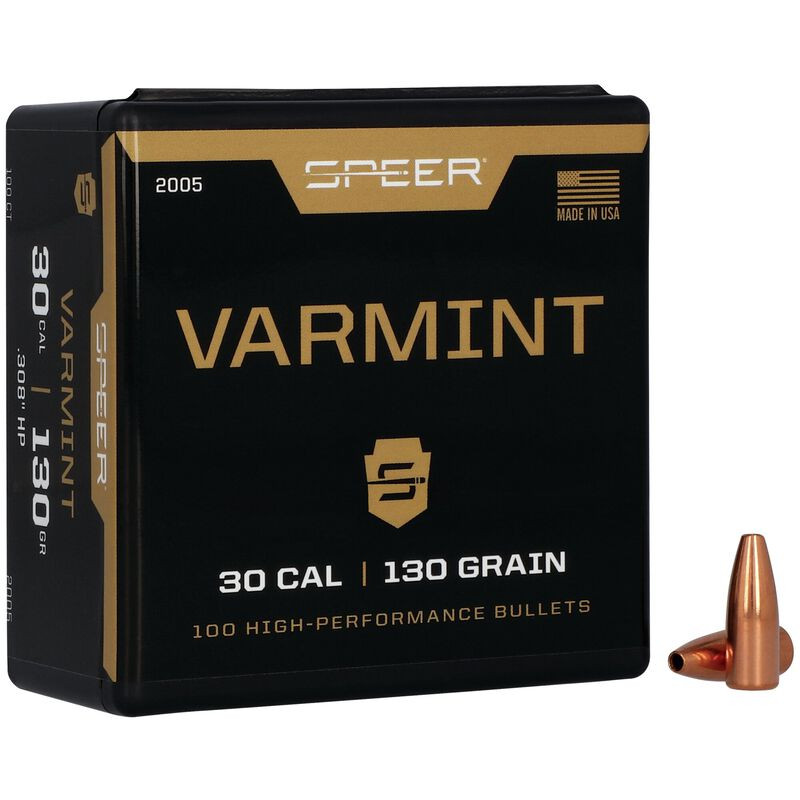Puntas de bala SPEER Varmint HP - .308" - 130 grains
